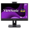 Monitor de Video Conferencia ViewSonic VG2457V - 24" - Full HD - HDMI - DisplayPort - USB - Ethernet - Altavoces Incorporados - Cámara Web - VG2457V