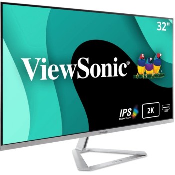 Monitor ViewSonic 32 Pulgadas WQHD IPS 2560x1440 HDMI DisplayPort Altavoces VX3276-2K-MHD