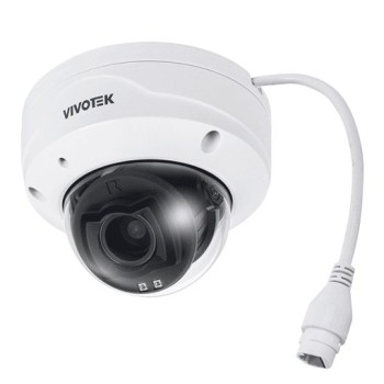 Cámara IP Vivotek FD9383-HTV - 5MP - Domo - Lente Varifocal Remoto 2.8-12mm - IR 30M - Micrófono Integrado - Ethernet - FD9383-HTV