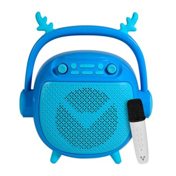 Bocina Portátil Vorago BSP-205 - Bluetooth - Azul - BSP-205-BL