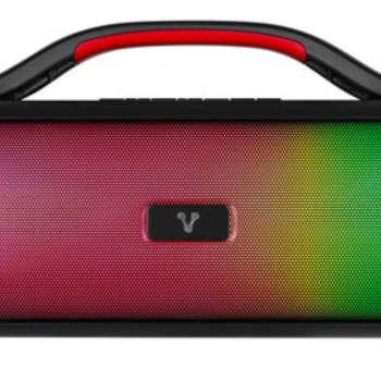 Bocina Portátil Vorago BSP-440 Bluetooth 5.0 con Luz RGB y USB