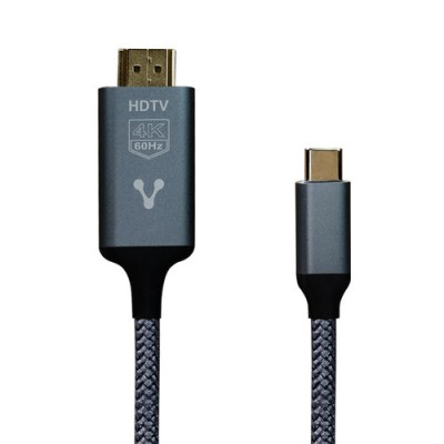 Cable Vorago CAB-310 - USB-C a HDMI - 1.8m - Negro - CAB-310