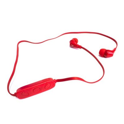 Auriculares Vorago EPB-103 - Bluetooth - Manos Libres - Rojo - EPB-103-RD