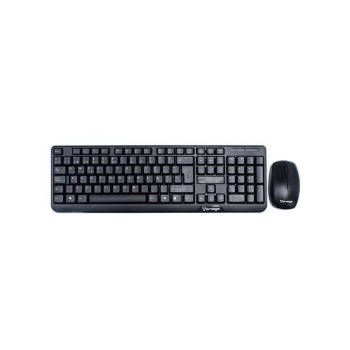 Kit de Teclado y Mouse Vorago KM-302 - Inalámbrico - USB - Negro - KM-302
