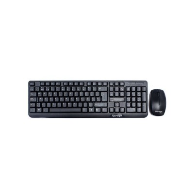 Kit de Teclado y Mouse Vorago KM-302 - Inalámbrico - USB - Negro - KM-302
