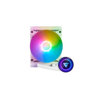 Enfriamiento Líquido Game Factor LQG501 - 1 Ventilador - 1500 RPM - RGB - Blanco - LQG501-WH Enfriamiento Líquido Game Factor LQG501 - 1 Ventilador - 1500 RPM - RGB - Blanco - LQG501-WH
