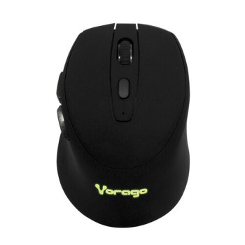 Mouse Vorago MO-306 - Inalámbrico - USB - 6 Botones - LED - MO-306-BK