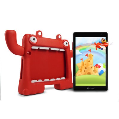 Tablet Vorago PAD-8-KIDS - 8" - Quad-Core - 4GB - 64GB - Cámara 2MP/5MP - Android - Rojo - PAD-8-KIDS-RD