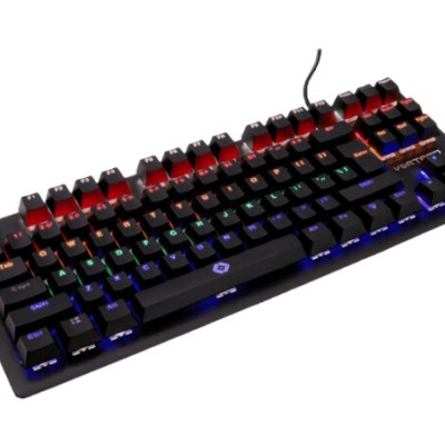 Teclado Gamer Vortred Alpha - Alámbrico - Multimedia - RGB - V-930105