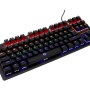 Teclado Gamer Vortred Alpha - Alámbrico - Multimedia - RGB - V-930105