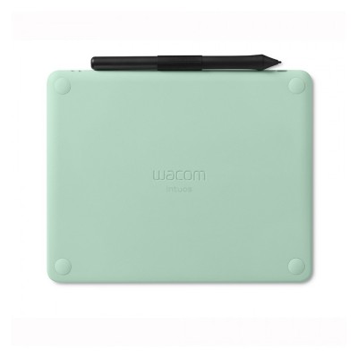 Tableta Gráfica Wacom Intuos - Pequeña - 133 pps - 2540 lpi - Bluetooth - Mac/Windows - Menta - CTL4100WLE0