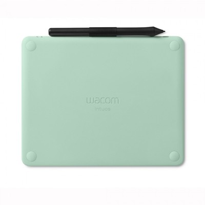 Tableta Gráfica Wacom Intuos - Pequeña - 133 pps - 2540 lpi - Bluetooth - Mac/Windows - Menta - CTL4100WLE0