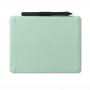 Tableta Gráfica Wacom Intuos - Pequeña - 133 pps - 2540 lpi - Bluetooth - Mac/Windows - Menta - CTL4100WLE0
