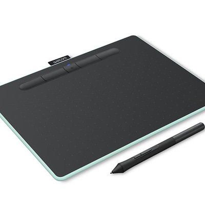Tableta Gráfica Wacom Intuos Bluetooth Creative - 21.6 x 13.5 cm - Bluetooth - USB - Verde - CTL6100WLE0