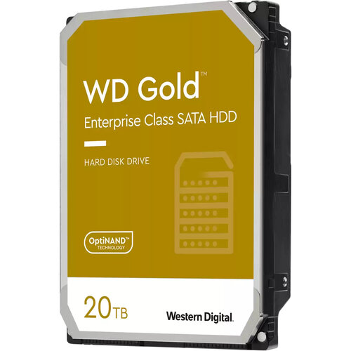 Disco Duro Interno Western Digital WD Gold 20TB 3.5 pulgadas SATA WD202KRYZ