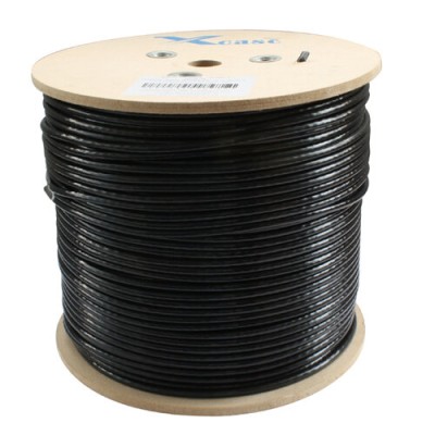 Bobina Xcase XCA-ACCCABLE21DOFO - Cat6 - 305M - 23AWG - Negro - ACCCABLE21DOFO