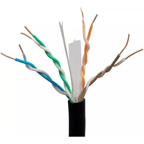 Bobina de Cable X-Media Cat6 305M 24 AWG Negro Modelo XM-C6OD-1K-BK Bobina de Cable X-Media Cat6 305M 24 AWG Negro Modelo XM-C6OD-1K-BK