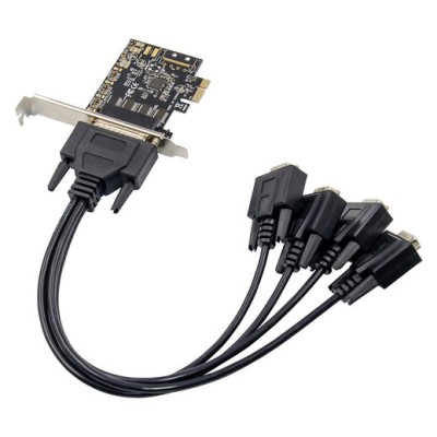 Tarjeta de Expansión X-Media XM-PEX-4S - PCI Expres - 4x DB9 RS232 - XM-PEX-4S