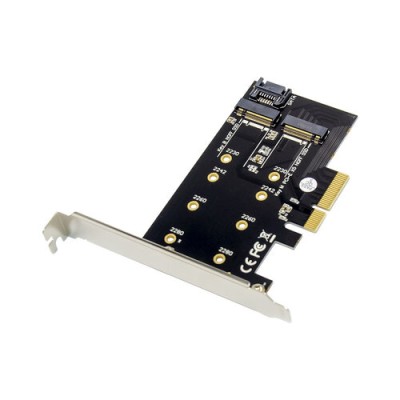 Tarjeta Controladora X-Media M.2 NVMe B&M-Key SSD - PCI Express X4 - XM-PEX4-M2MB