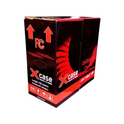 Bobina Xcase - Cat6 - 100 m - 23 AWG - Negro - C10021DOFO