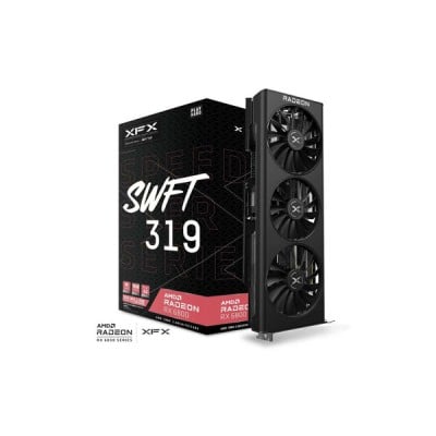 Tarjeta de Video XFX Speedster SWFT 319 AMD Radeon RX 6800 CORE Gaming - 16GB - 256-bit - PCI-E 4.0 - GDDR6 - HDMI - DisplayPort - RX-68XLAQFD9