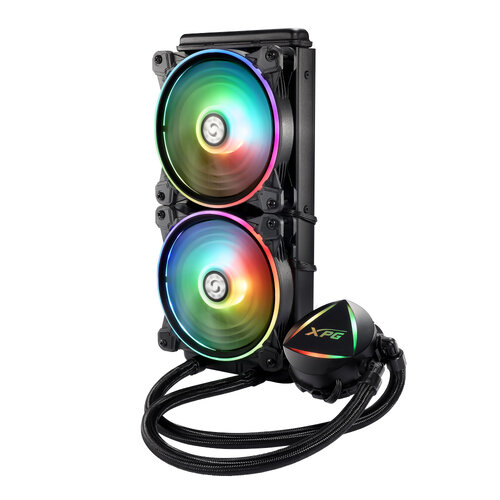 Sistema de Enfriamiento Líquido ADATA XPG Levante 240 - 2 Ventiladores RGB - LEVANTEX240-BKCWW