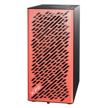 Gabinete ADATA XPG Valor Air Mera - ATX, Micro ATX, Mini-ITX - Sin Fuente - Negro Coral  - VALORAIRMT-BK/OGCWW