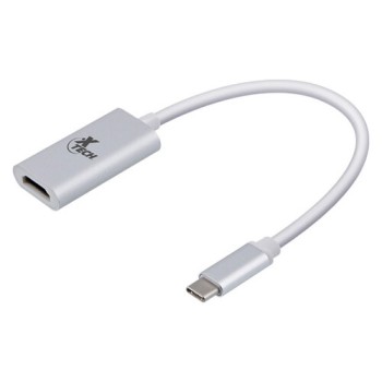 Adaptador Xtech XTC-540 - USB Tipo-C Macho a HDMI Hembra - 25 cm - Blanco - XTC-540