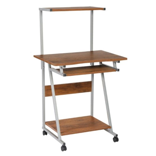 Escritorio para Computadora Xtech con 4 Ruedas - Modelo XTF-CD188 en Madera Roble y Acero