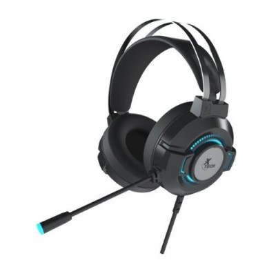 Diadema Gamer Xtech Morrighan - Alámbrico - 3.5mm - Micrófono - LED - XTH-565