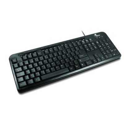 Teclado Xtech XTK-130 - USB - Español - Negro - XTK-130