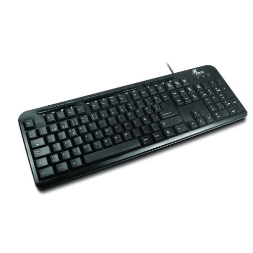 Teclado Xtech XTK-130 USB Español Negro - Teclado de Tamaño Completo 108 Teclas Teclado Xtech XTK-130 USB Español Negro - Teclado de Tamaño Completo 108 Teclas