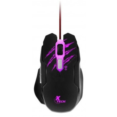 Mouse Gamer Xtech Lethal haze - Alámbrico - 6 Botones - LED - XTM-610