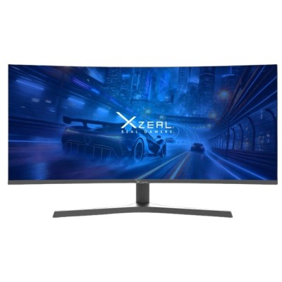 Monitor Gamer XZeal XZ6010-1 - 34" - WQHD - 165Hz - HDMI - DisplayPort - Curvo - XZMO342B