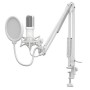 Micrófono Gamer Xzeal Xz-260 - Alámbrico - USB - Blanco - XZKMC1W