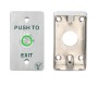 Botón Liberador YLI YWP880BLED800AM - Uso Exterior - Caja para Instalación - KIT-YWP-880BLED-MBB-800A-M
