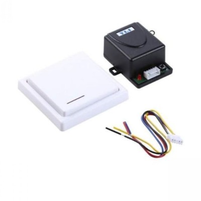 Botón Inalámbrico de Pared YLI WBK400RC - Con relevador para Control de Acceso - WBK-400RC
