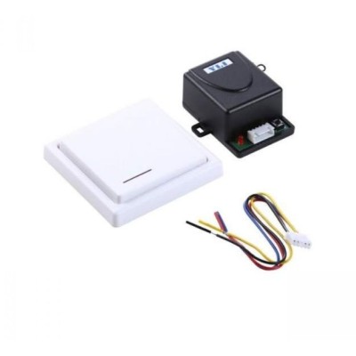 Botón Inalámbrico de Pared YLI WBK400RC - Con relevador para Control de Acceso - WBK-400RC