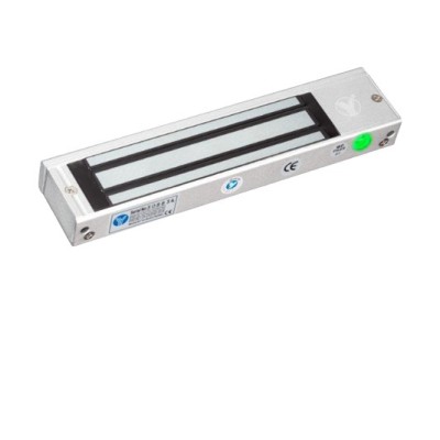 Cerradura Magnética YLI YM180NLED - 180kg fuerza de sujeción - Compatible con soporte MBK180NLC y MBK180NZL - Para puerta de madera, vidrio o metal - YM-180N(LED)
