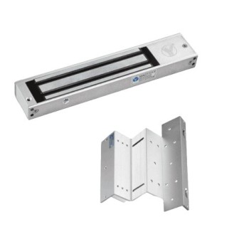 Cerradura Magnética YLI 180kg con Soporte de Fijación - Modelo YM-180N(LED) + MBK-180NZL