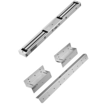 Cerradura Magnética YLI YM180NDLED - 180kg Fuerza de sujeción - Incluye soporte de fijación tipo ZL - YM-180NDLED + MBK-180NDZL