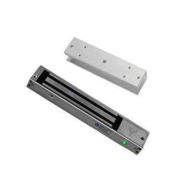 Cerradura Magnética YLI 280kg con LED y Soporte para Puertas de Vidrio sin Marco - Modelo YM-280N(LED)+MBK-280UL