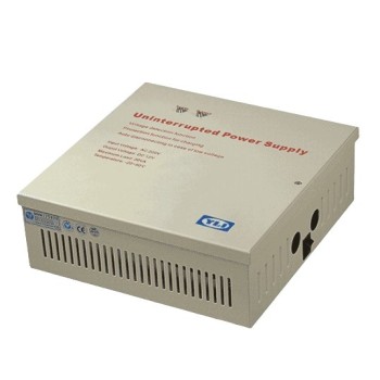 Fuente de Energía con Gabinete YLI YP902123 - Para Control de Acceso - Con Revelador NO y NC - Protección Contra Cortocircuito - YP-902-12-3
