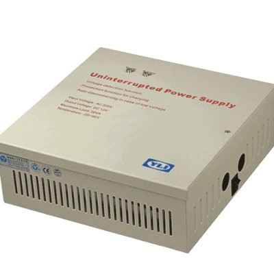Fuente de Energía con Gabinete YLI YP902123 - Para Control de Acceso - Con Revelador NO y NC - Protección Contra Cortocircuito - YP-902-12-3