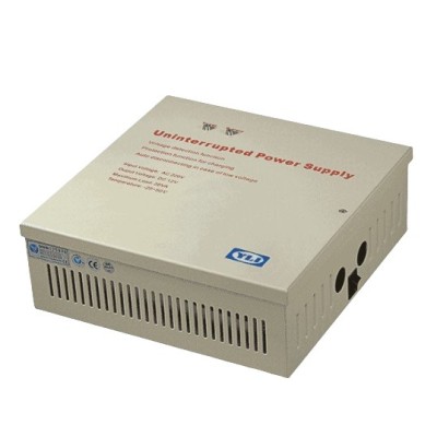 Fuente de Energía con Gabinete YLI YP902123 - Para Control de Acceso - Con Revelador NO y NC - Protección Contra Cortocircuito - YP-902-12-3