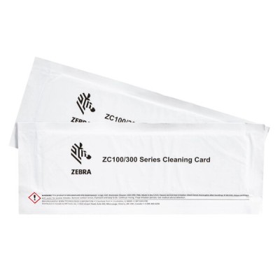 Tarjeta Limpiadora Zebra Technologies 105999-310-01 - 2 Piezas - para ZC100/ZC300 - 105999-310-01 Tarjeta Limpiadora Zebra Technologies 105999-310-01 - 2 Piezas - para ZC100/ZC300 - 105999-310-01