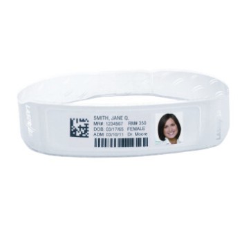 Banda Láser Zebra Technologies LaserBand2 Advanced - 9,62" x 0,87" - Blanco - LB2-ADULT-L3