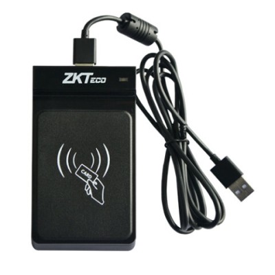 Lector de Tarjetas ZKTeco CR20E - Rango de lectura de 5cm - Plug & play - USB - CR20E