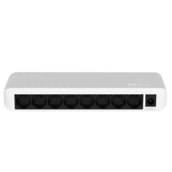 Switch ZKTeco 8 Puertos Gigabit Ethernet No Gestionado Modelo ES-E8-5-G