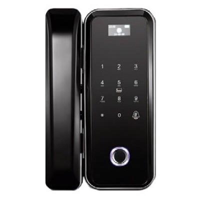 Cerradura ZKTeco GL300 - Biométrica - 100 Usuarios - Para Puertas de Vidrio - Ancho de Puerta de 8 a 13mm - GL300